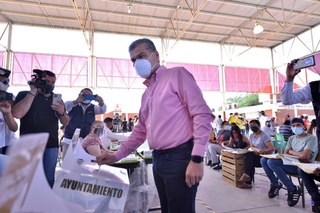 Confía gobernador de Coahuila en superar 50 % de participación electoral