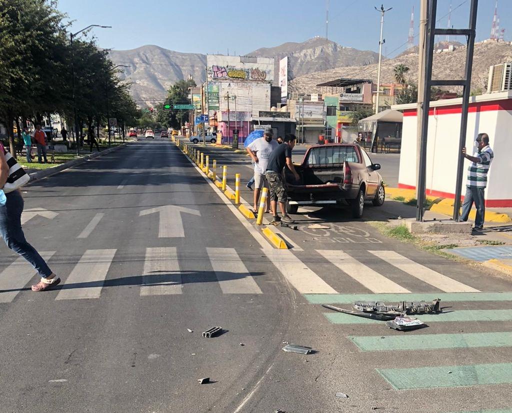Choque en calzada Colón de Torreón deja un lesionado