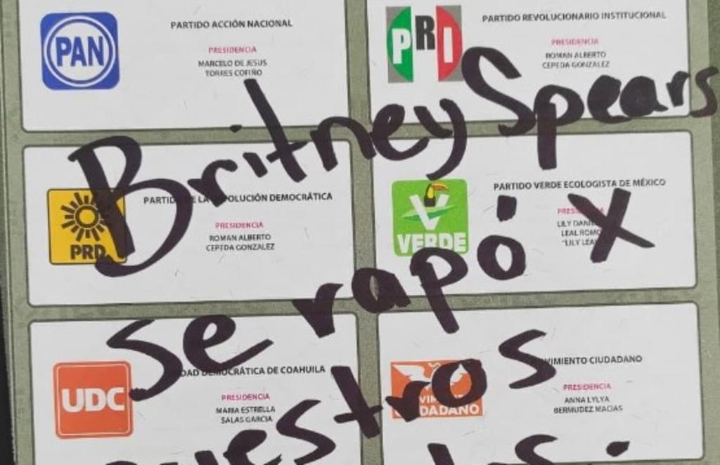 Britney Spears sale a relucir en elecciones de Torreón