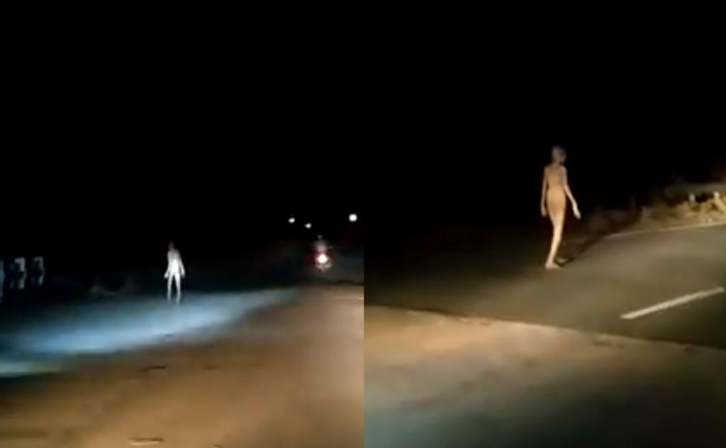 '¿Un alíen?'; el video de la criatura humanoide que se hizo viral en redes sociales