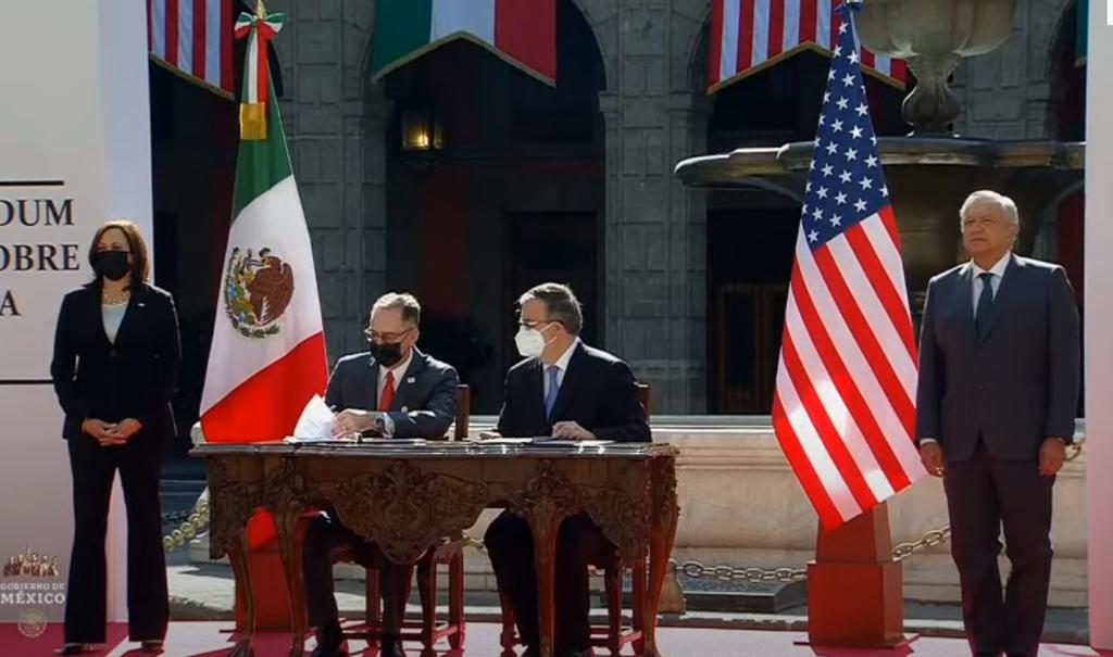 México y EUA firman memorándum en materia migratoria