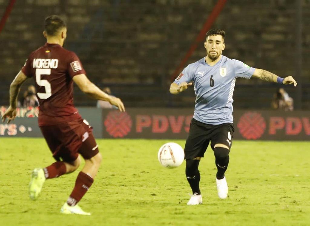 Fernando Gorriarán suma sus primeros minutos oficiales con Uruguay 