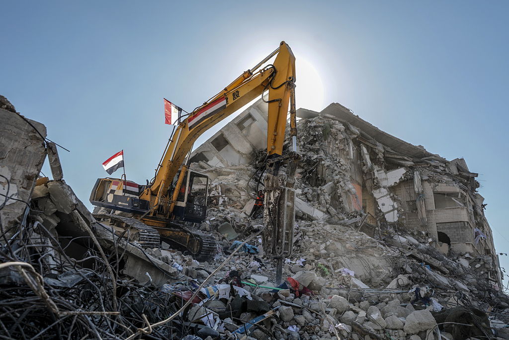 Negocian reconstrucción de Gaza