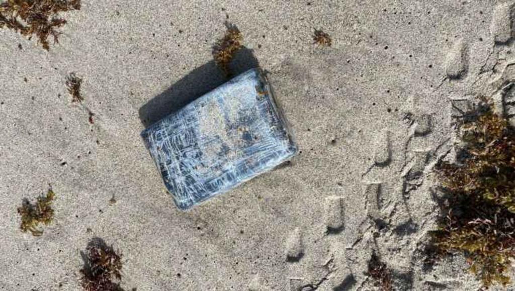 Vigilante encuentra 24 fardos de cocaína en playa de Florida