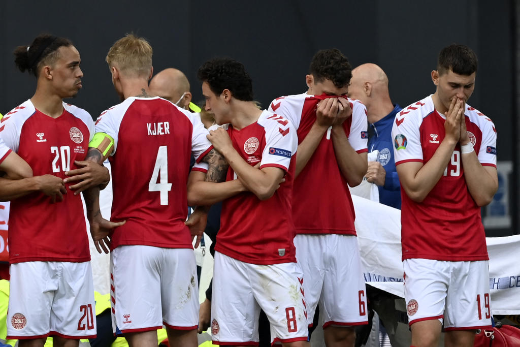 Jugadores de Dinamarca hablaron con Christian Eriksen; 'Se encuentra bien'