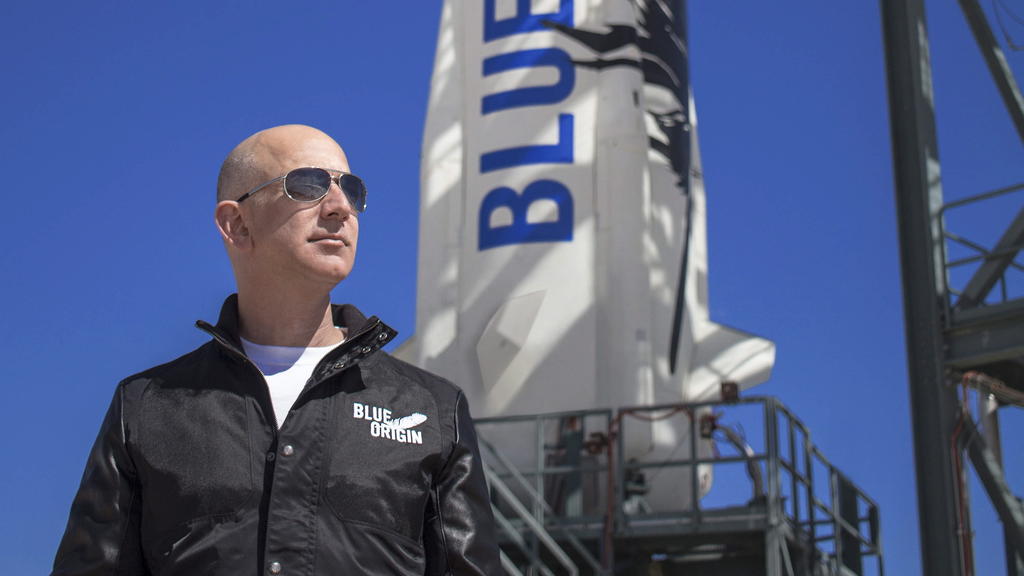 Pagan 28 millones de dólares por viajar al espacio con Jeff Bezos