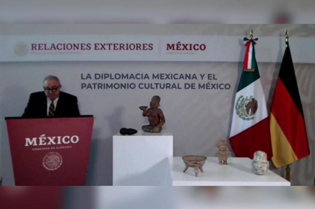 México recupera 34 piezas arqueológicas que se encontraban en Alemania