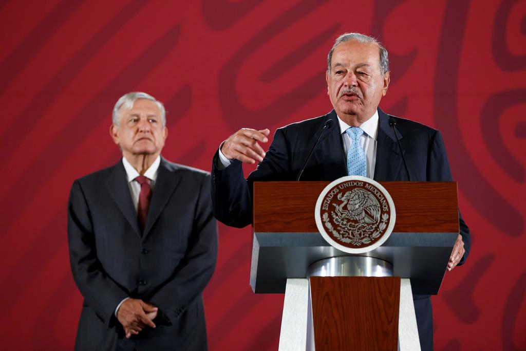 'Carlos Slim no juega a las vencidas', señala AMLO