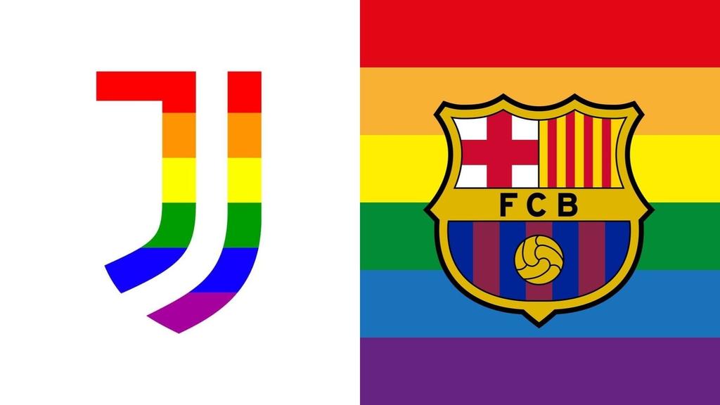 Equipos de futbol llenan su escudo de arcoíris en apoyo al movimiento LGBTI