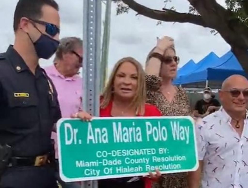 Miami le dedica una calle a la conductora de Caso Cerrado, Ana María Polo