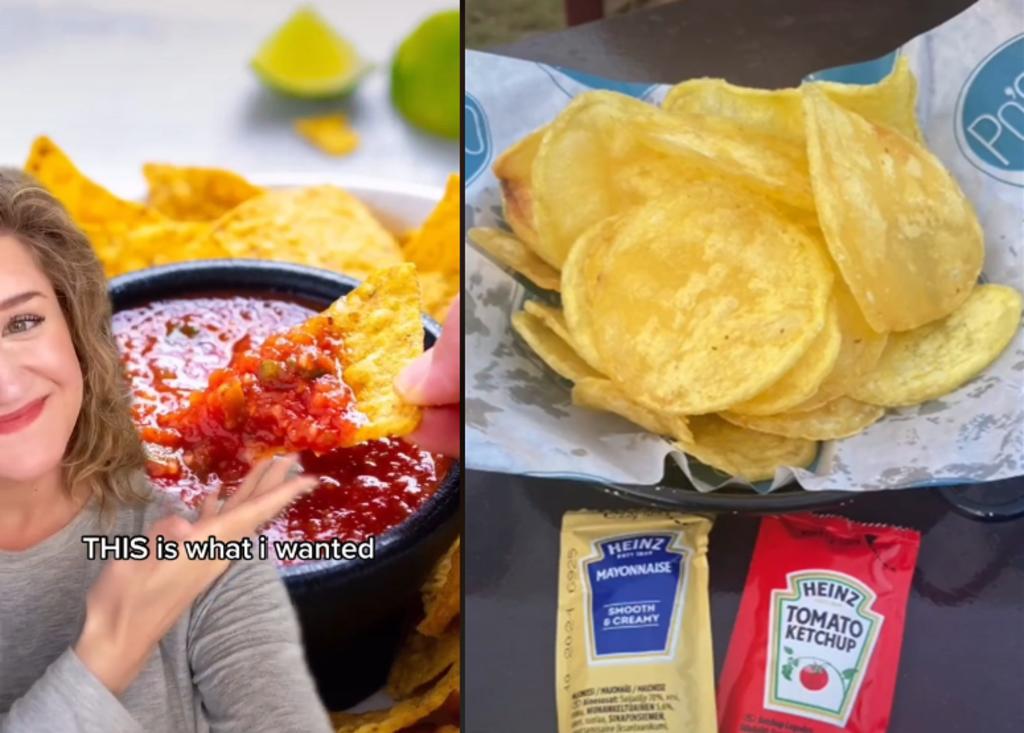 Pide ‘papas y salsa’ en un restaurante y lo que le sirven es insólito