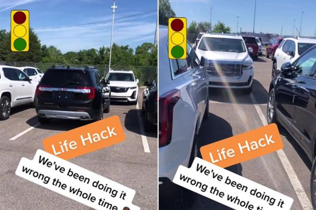 Hombre comparte técnica para ‘usar correctamente un estacionamiento’