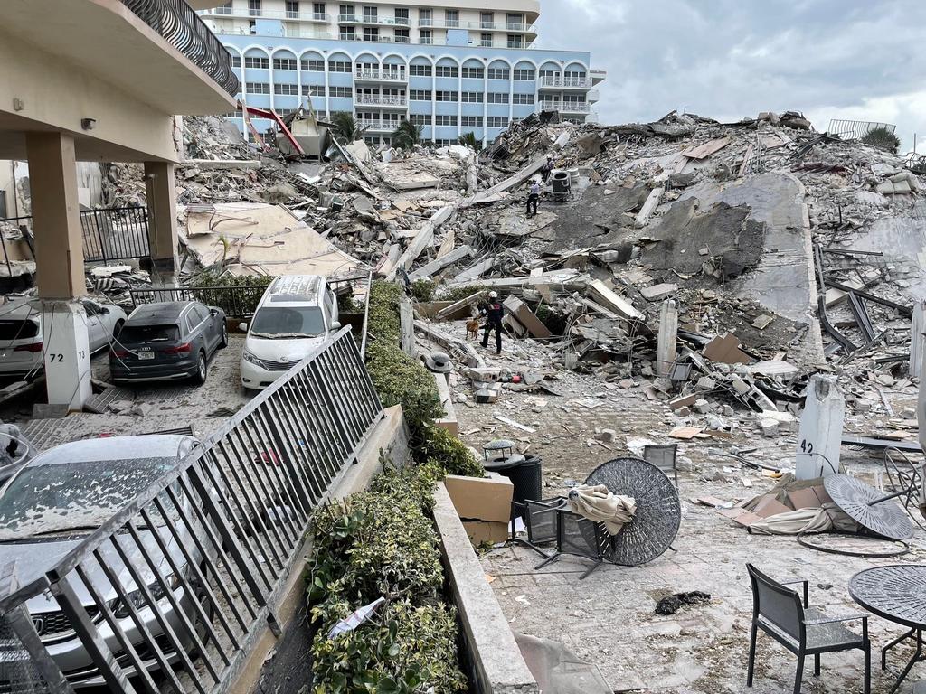 Muertos por derrumbe de edificio en Miami Beach crecen a tres y hay 99 desaparecidos
