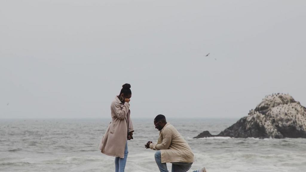 Fotógrafa capta por casualidad una propuesta de matrimonio