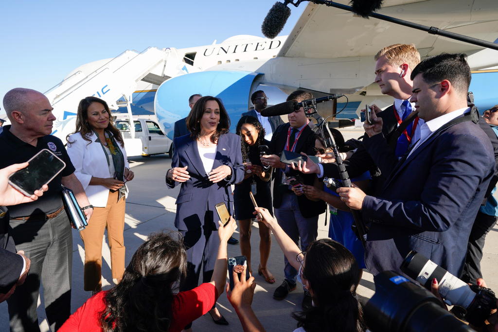 Vicepresidenta Kamala Harris llega a la frontera con México para evaluar 'efectos' de la migración