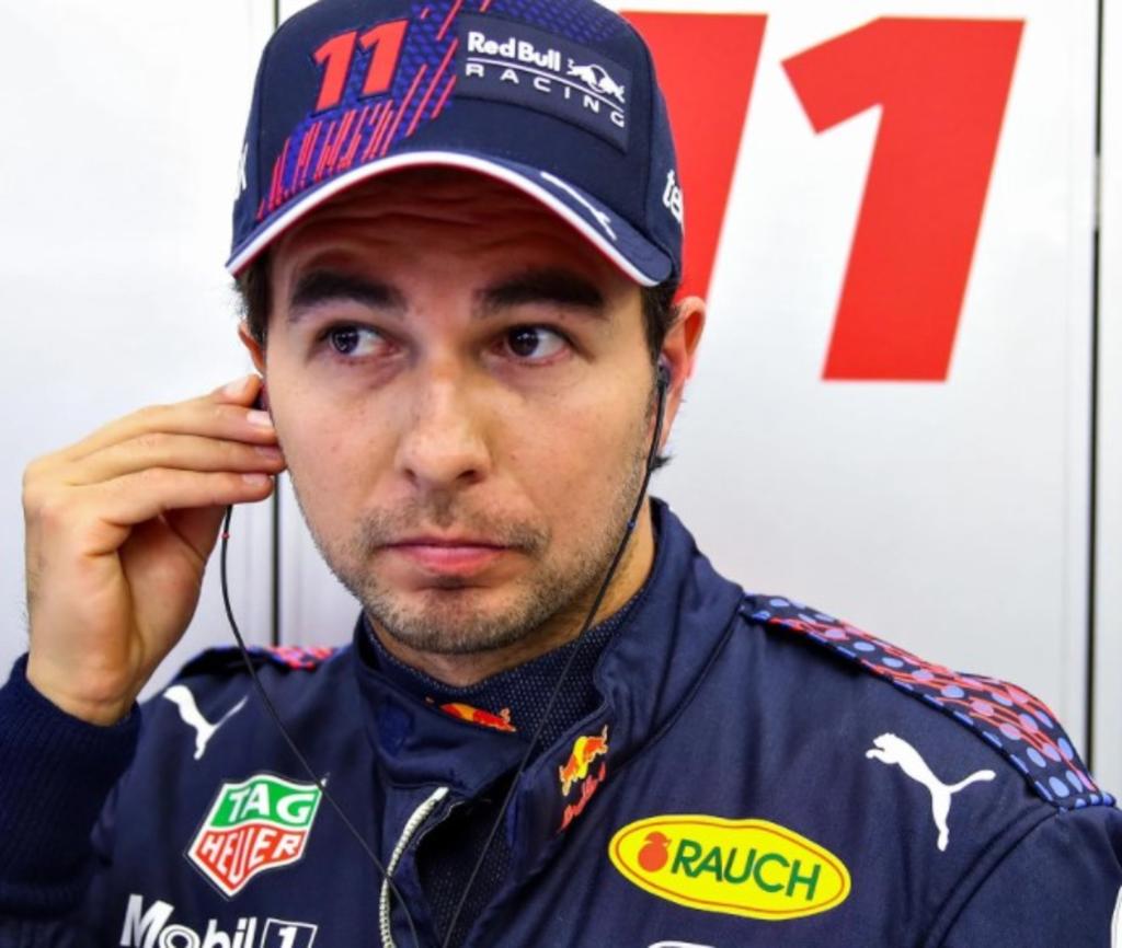 Otra vez este idiota: 'Checo' Pérez en pleno Gran Premio sobre Mazepin