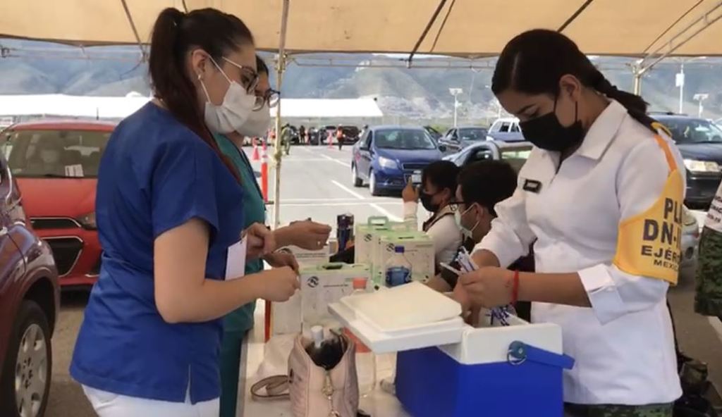 Vacunación antiCOVID arranca para mayores de 40 años en Saltillo