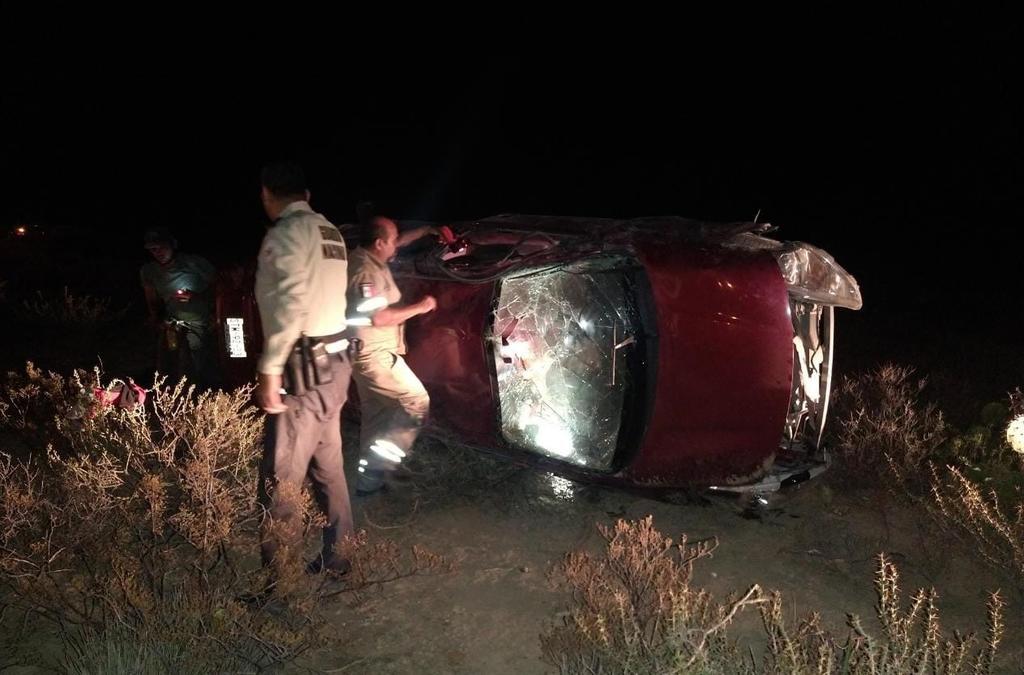 Mujer pierde la vida tras volcadura sobre la autopista Saltillo-Torreón