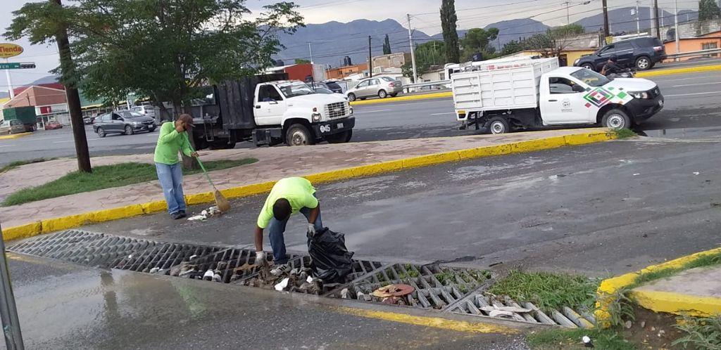 Tras lluvias en Saltillo, municipio realiza operativo de apoyo