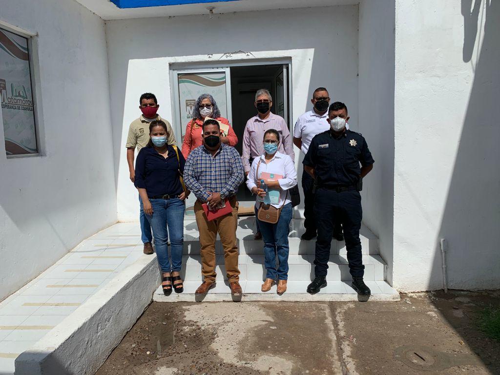 Autoridades acuerdan vigilancia en escuelas de Matamoros, para prevenir robos