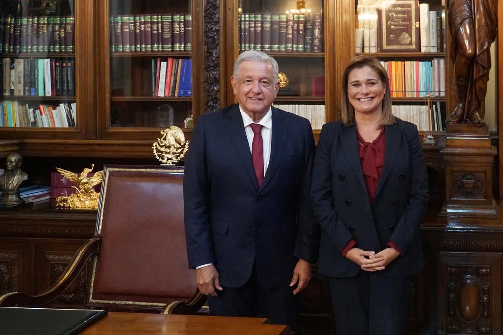 Maru Campos y López Obrador acuerdan coordinación para trabajar por Chihuahua