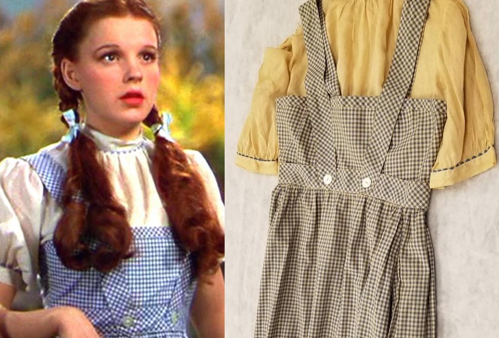 Profesor encuentra vestido 'original' de 'Dorothy' de The Wizard of Oz en una universidad
