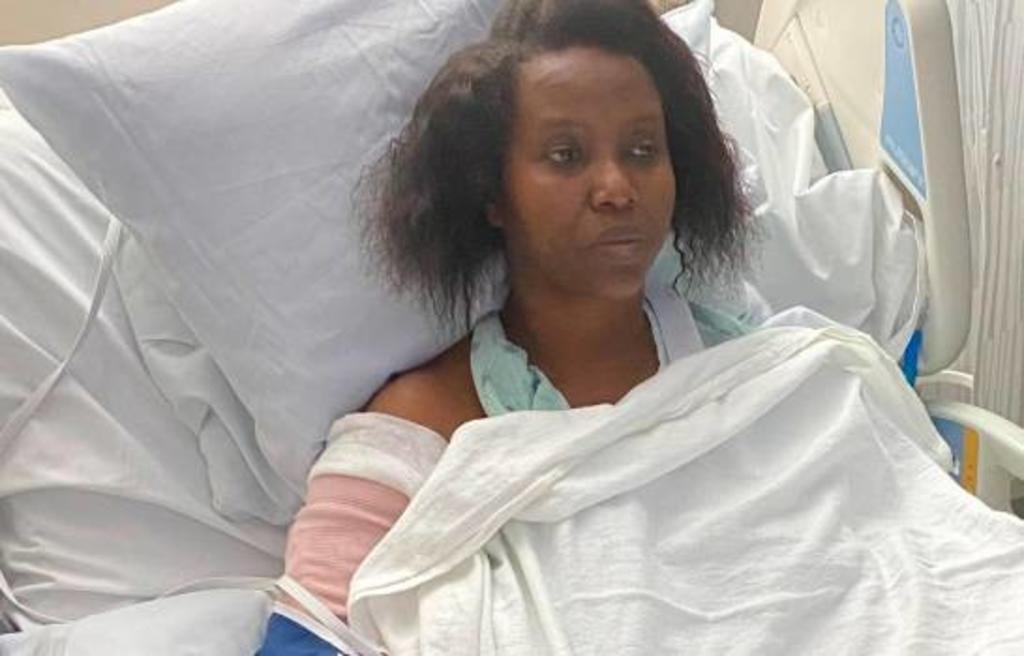 Martine Moise, viuda del presidente de Haití, publica sus primeras fotos en el hospital de Miami