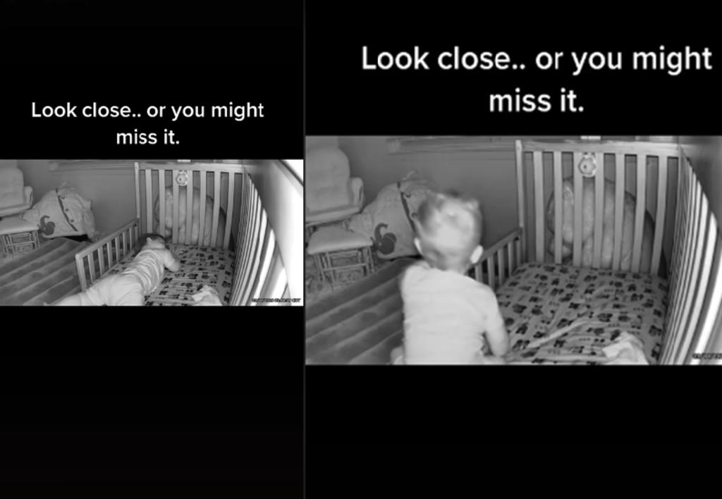Madre asegura que una cámara captó actividad paranormal en la habitación de su bebé