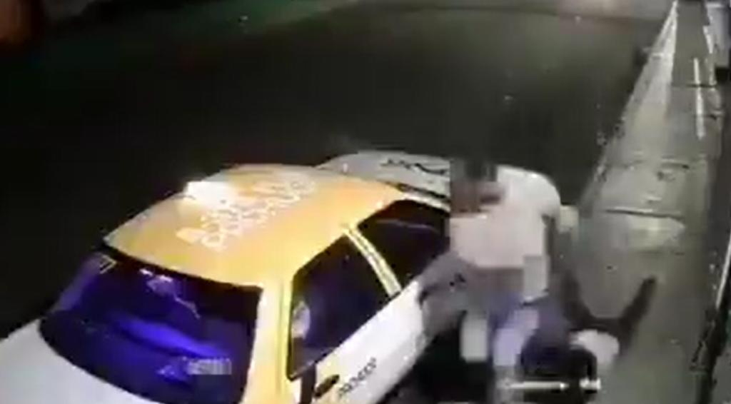 Captan a taxista agrediendo a una mujer en Hidalgo