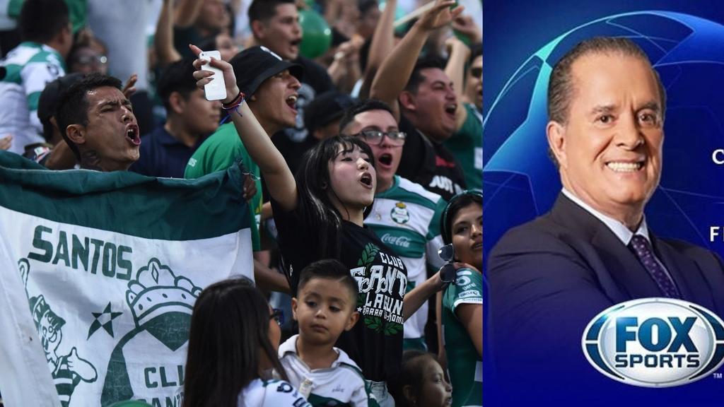 Afición 'se despide' de Raúl Orvañanos tras separación entre Fox Sports y Santos Laguna