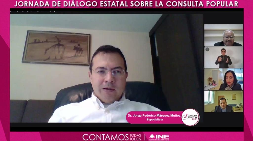 El INE tiene jornada de diálogo sobre la Consulta Popular