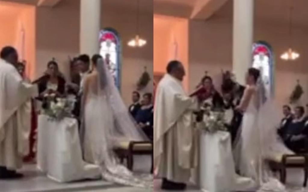 'Siempre te seré infiel'; novio casi 'arruina' su boda por error en el altar y se hace viral