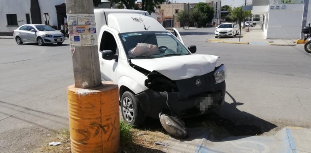 Choque en Torreón deja una menor con lesiones leves
