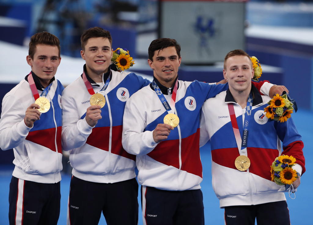 El equipo masculino de gimnasia rusa se lleva el oro en los Juegos Olímpicos de Tokio