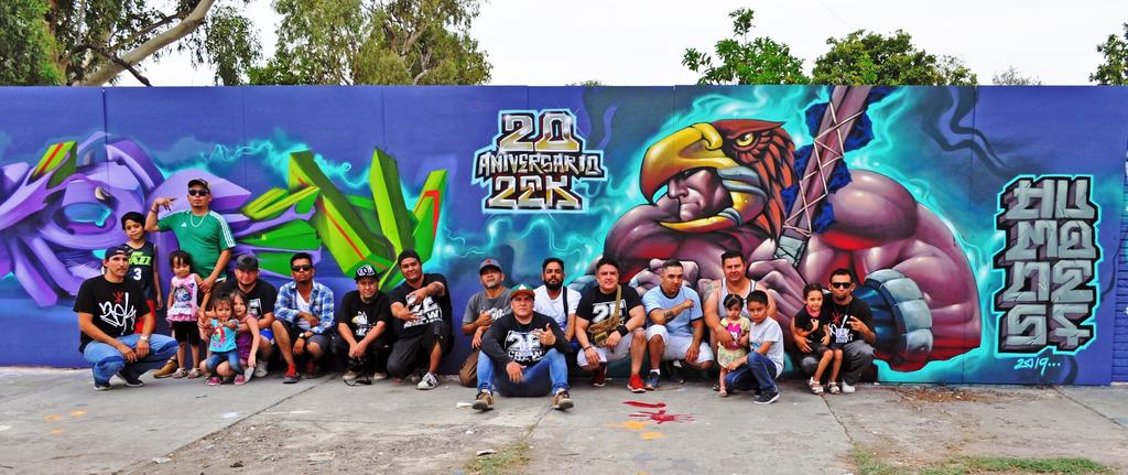 Colectivo 2E Crew festeja 22 años de hip hop lagunero