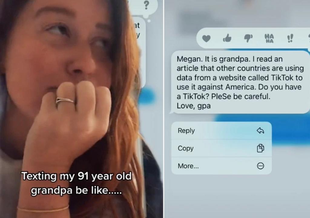 Cómicos mensajes de texto de abuelo a su nieta se hacen virales