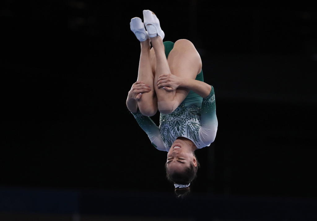Dafne Navarro clasifica a la final olímpica de trampolín en Tokio 2020