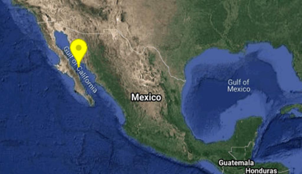 Se registra sismo de magnitud 5.5 en Sonora