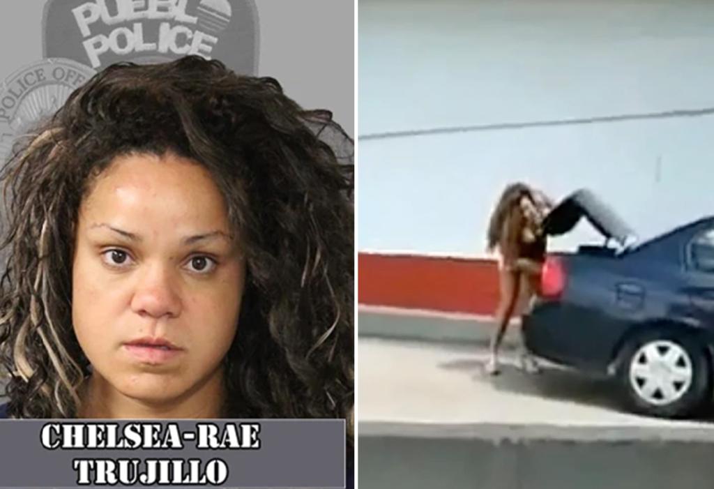 Policía arresta a mujer que colocó a su hijo en la cajuela de su auto