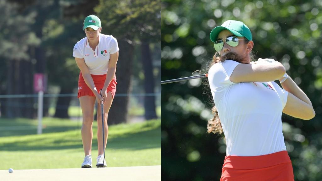 María Fassi y Gaby López, subieron posiciones en tercera ronda olímpica del golf femenil