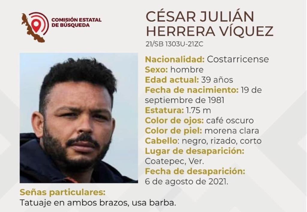 Presuntos estatales detienen a costarricense en Veracruz y familiares lo reportan como desaparecido