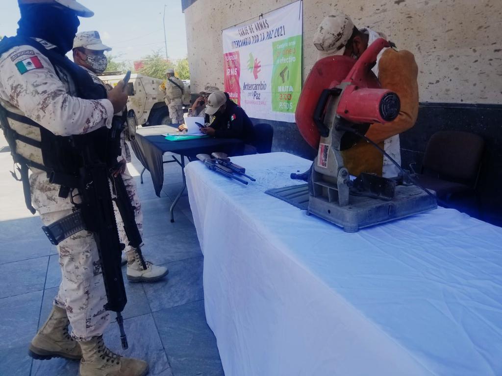 Campaña de canje de armas 2021 es suspendida en Coahuila ante cambio de color en Semáforo Epidemiológico