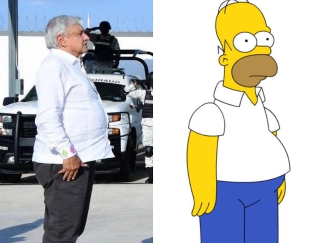 'Igualito a Homero'; fotografía de AMLO desata memes en redes sociales