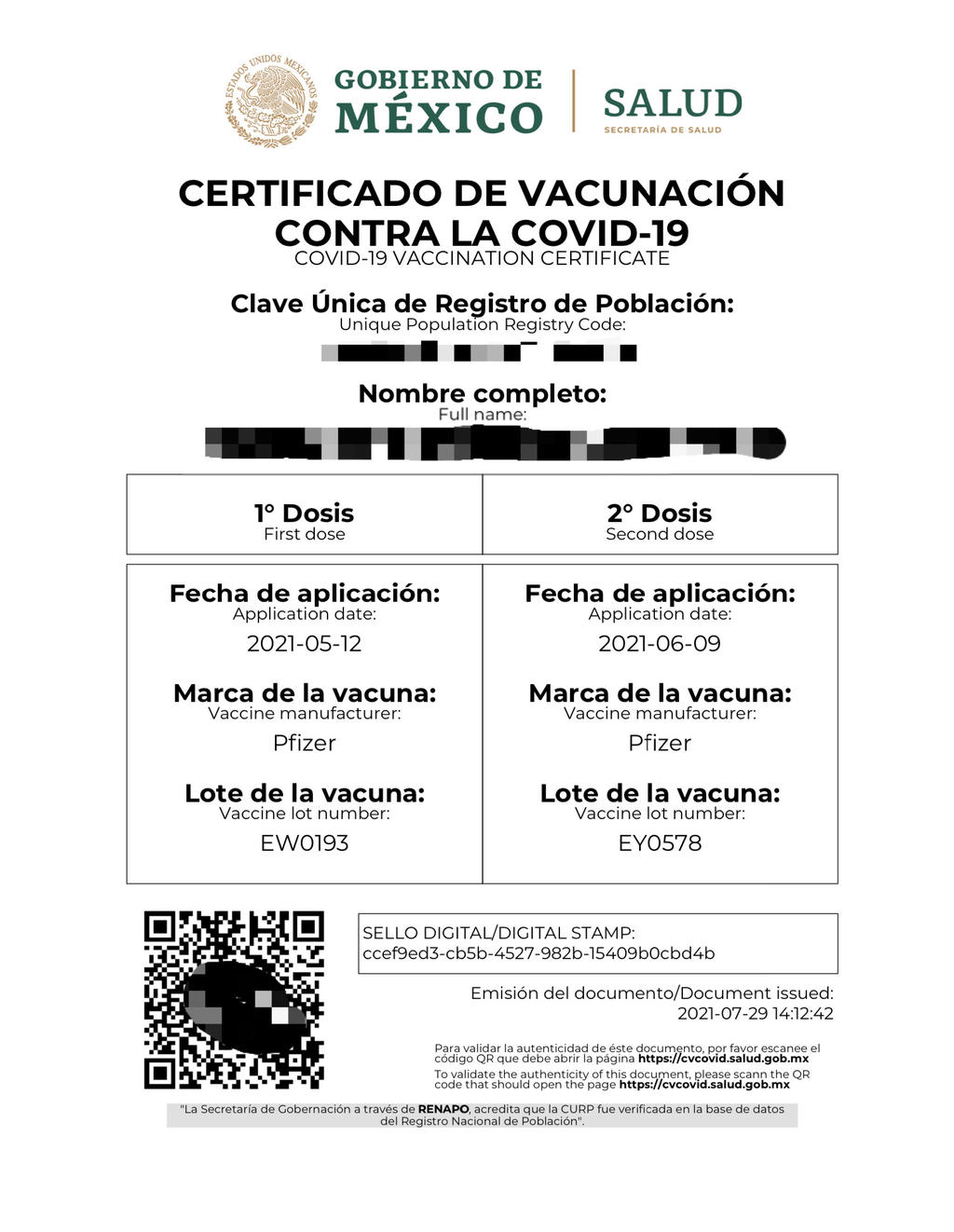 Brindan apoyo vía WhatsApp para obtener certificado de vacunación antiCOVID en región Centro de Coahuila