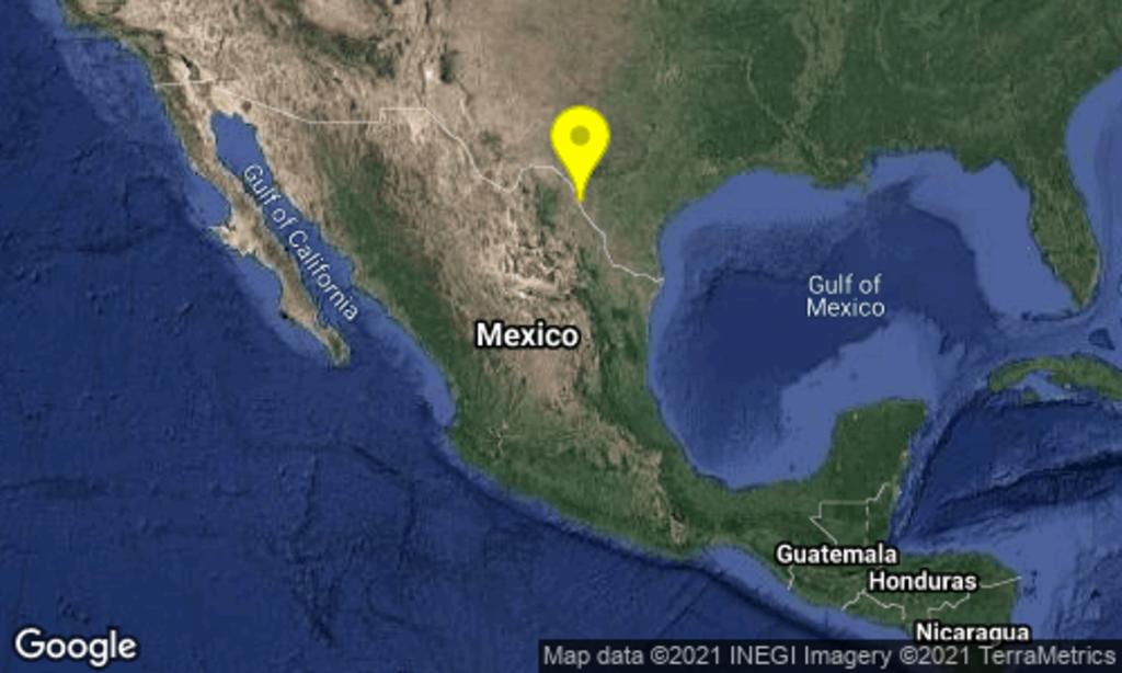 Sismológico Nacional reporta temblor de magnitud 4.0 en Piedras Negras