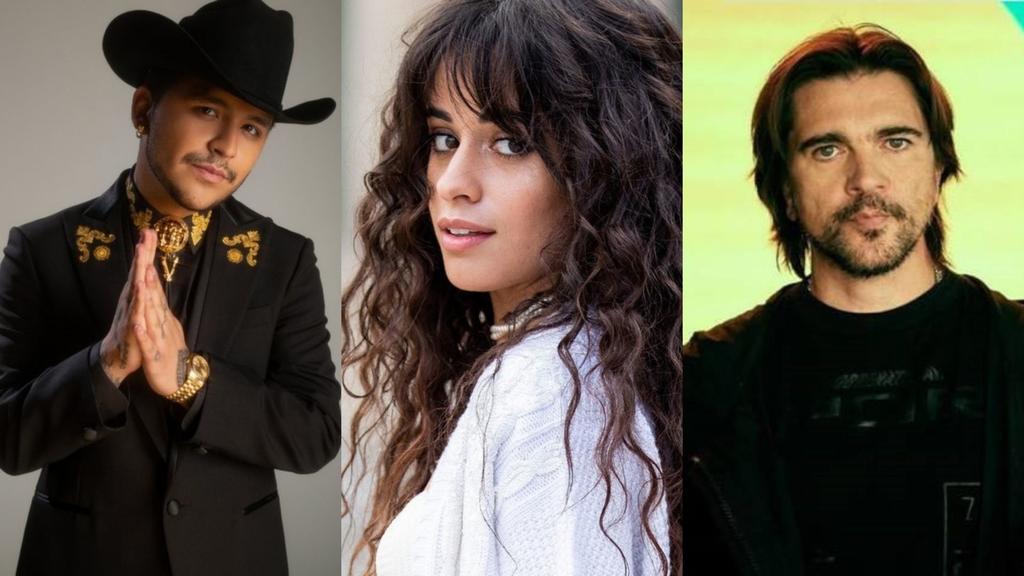 Christian Nodal, Camila Cabello y Juanes actuarán en los Latin Billboard 2021