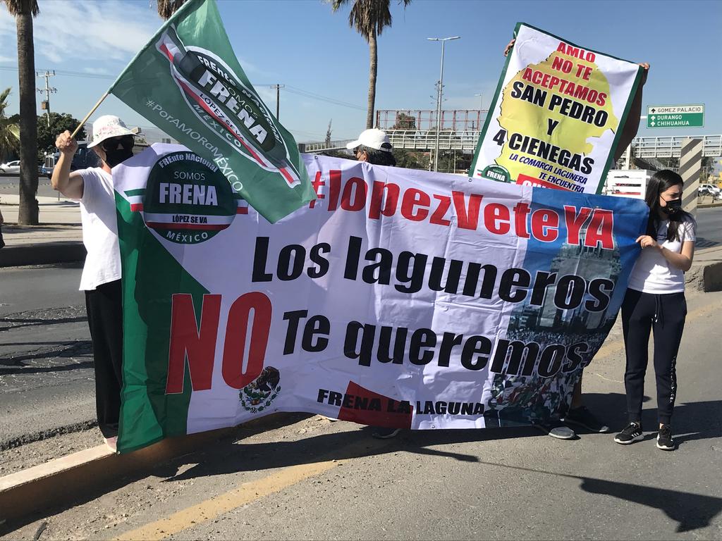 FRENA en La Laguna busca firmas para solicitar plebiscito de revocación de mandato de AMLO