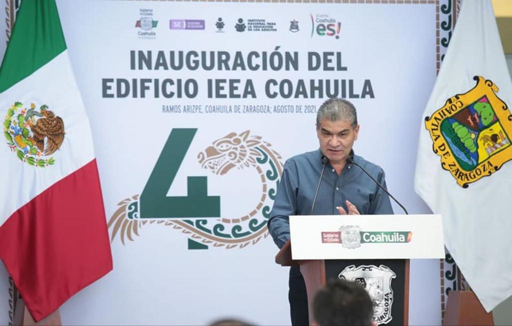 Gobernador de Coahuila entrega nueva sede central del Instituto Estatal de Educación para Adultos en Ramos Arizpe