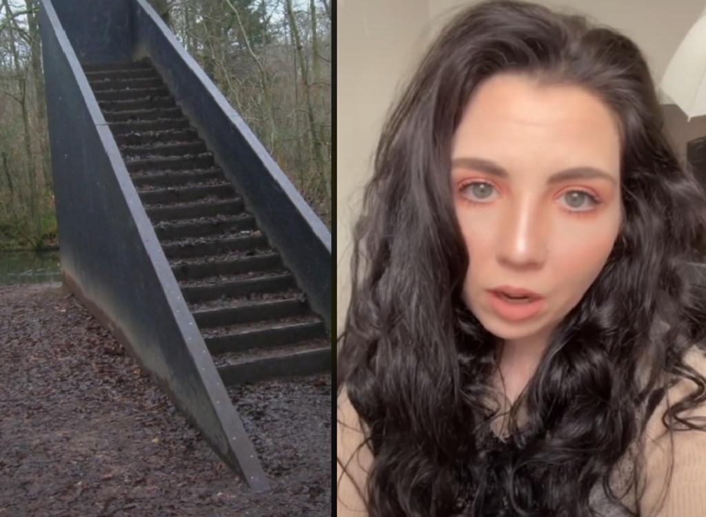 Joven se hace viral con extraña explicación sobre las ‘escaleras a la nada’