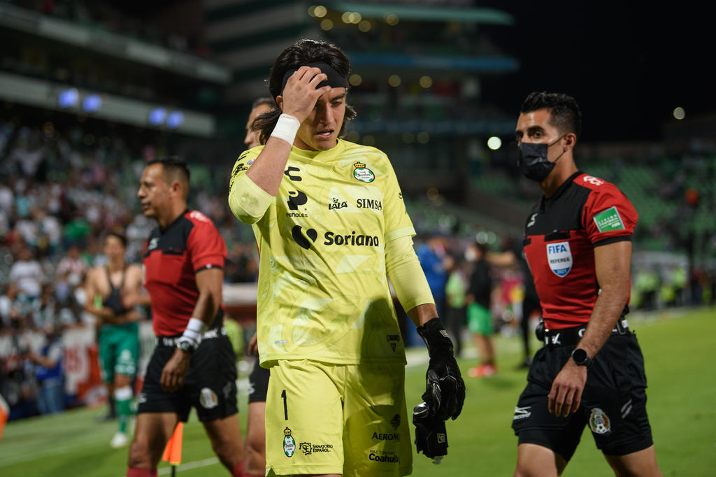Carlos Acevedo descartado seis semanas para Santos Laguna por lesión